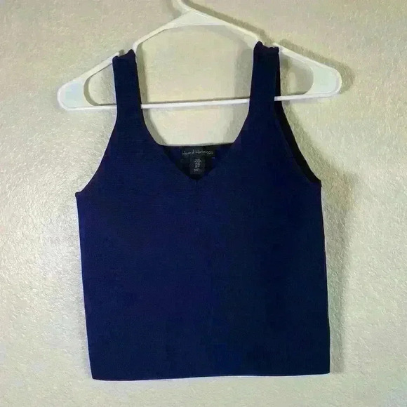 House of Harlow 1960 Revolve knit tank top navy blue Women size medium - Picture 4 of 8